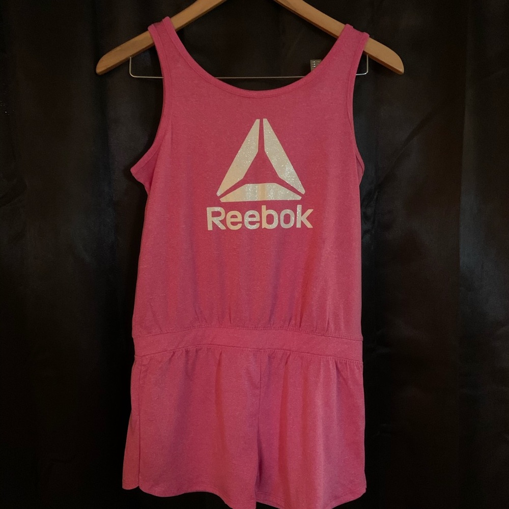 Pink Reebok Romper